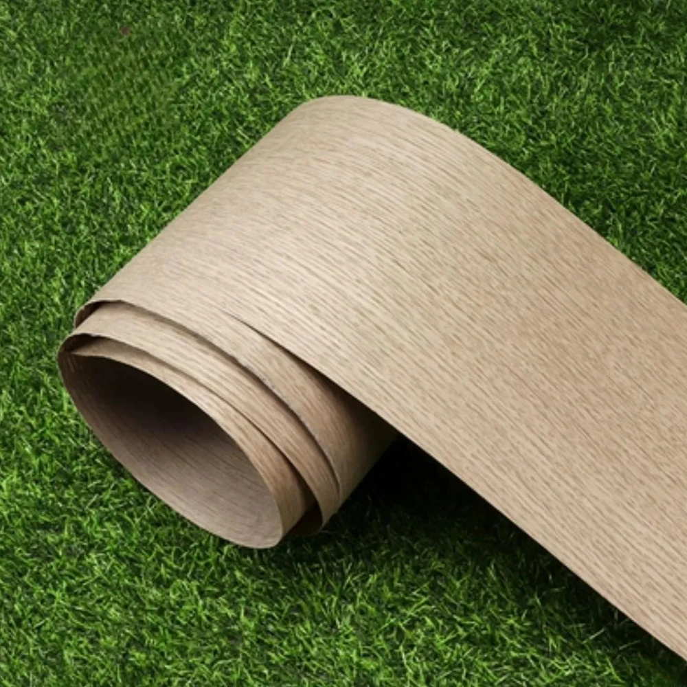 

L: 2,5 метров ширина: 100 мм-550 мм T: 0,3 мм дымчато-серый белый дуб полосатый деревянный шпон искусственная кожа