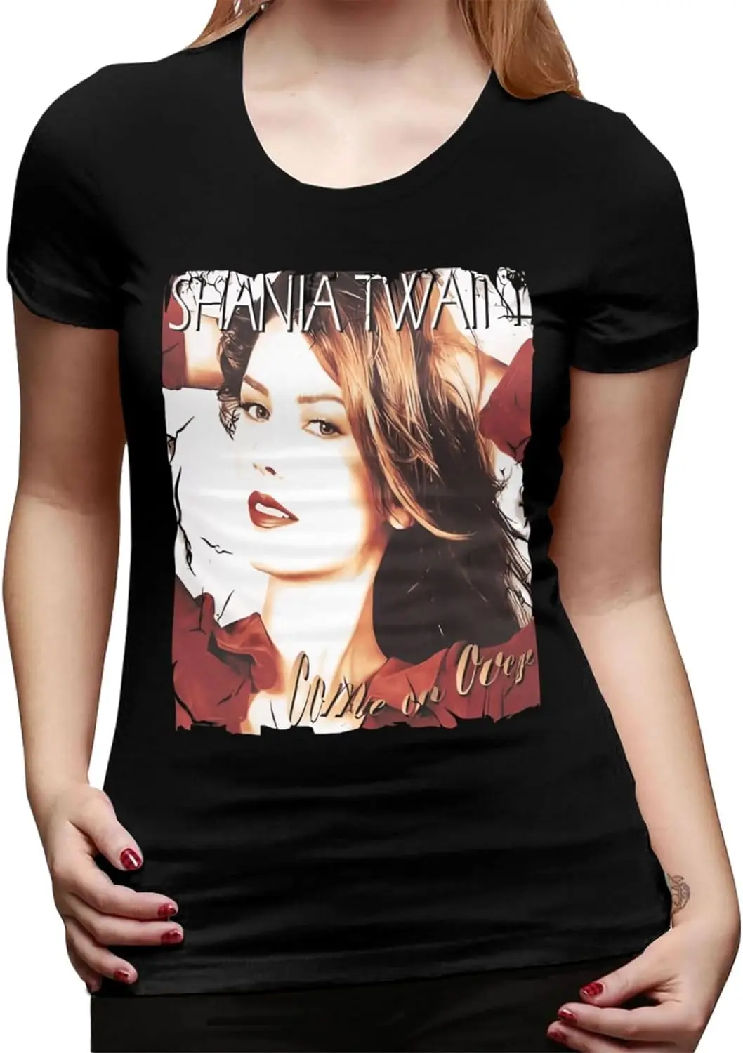 

Women Lady T Shirt Tee Lightweight Short Sleeve T-Shirt Crew Neck Tees Gift