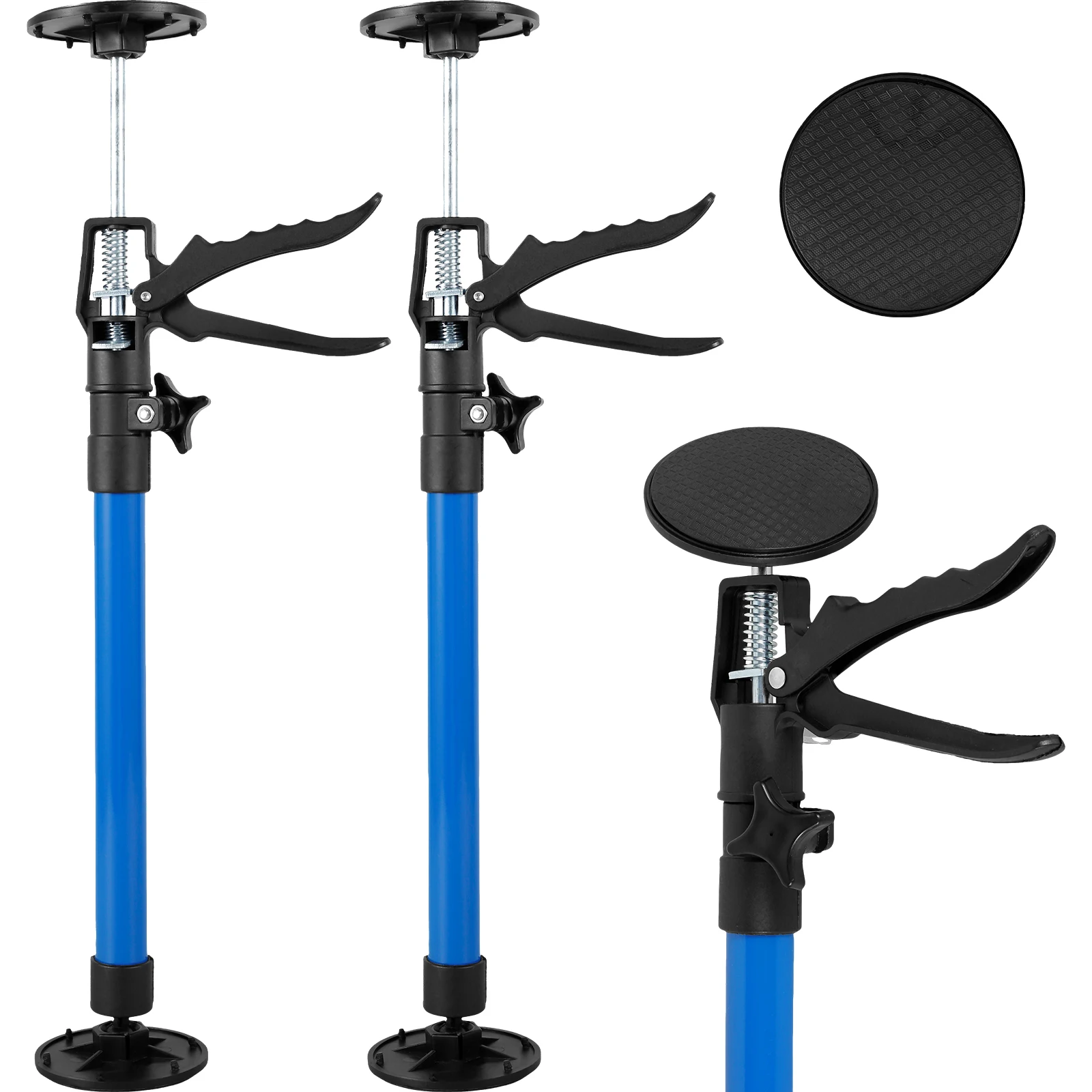 2-Piece Telescopic Support Rods - 50-115cm Stainless Steel Cabinet Installation Tool