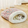 Cat Sleeping Bag Soft winter Fluffy Feel Thickened Pet Pocket Type Quilt Bed Soft Comfortable Warm Nest Pet Supplies 4