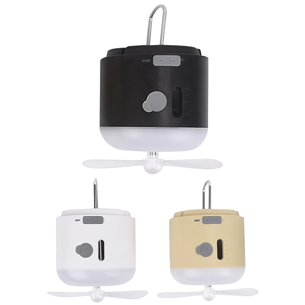 Description Picture 6 of itemPortable Camping Fan Rechargeable Electric Fan with Light Power Bank Misting Fan for Indoor Outdoor Camping Hiking Car Emergency