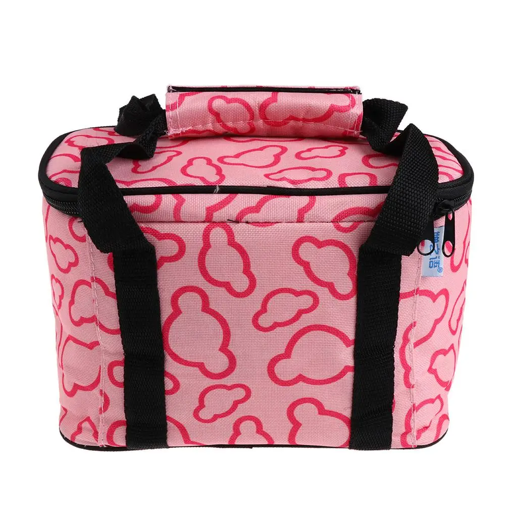 Insulated Lunch Bag Box for Women Men Cooler Hot Cold Adult Tote 16cm Height