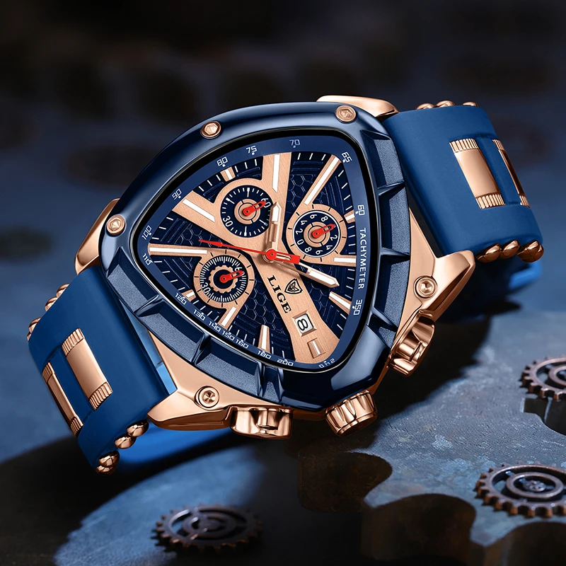 箱無し！新品！➕lumaber時計 LIGE Watch Men Luxury Brand Business Luminous Waterproof