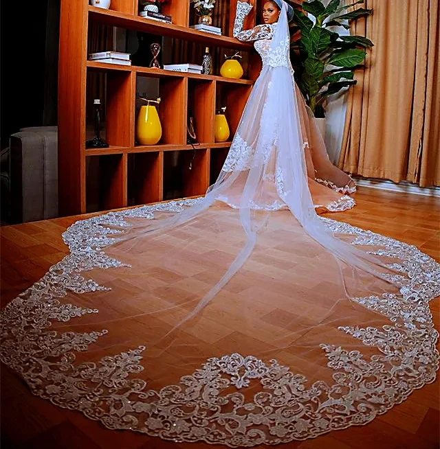 https://ae01.alicdn.com/kf/S1f413a83286d4f11b2b60cb0a8b12aa47/Gorgeous-3M-Wedding-Veils-With-Lace-Applique-Edge-Long-Cathedral-Length-Veils-One-Layer-Tulle-Custom.jpg