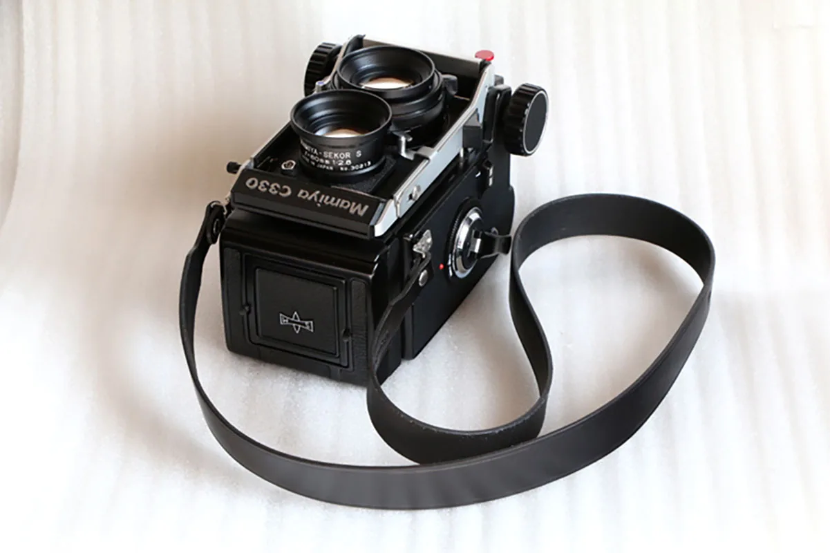 Tracolla In Vera Pelle Per Mamiya M645 1000S C220F C330 C330S