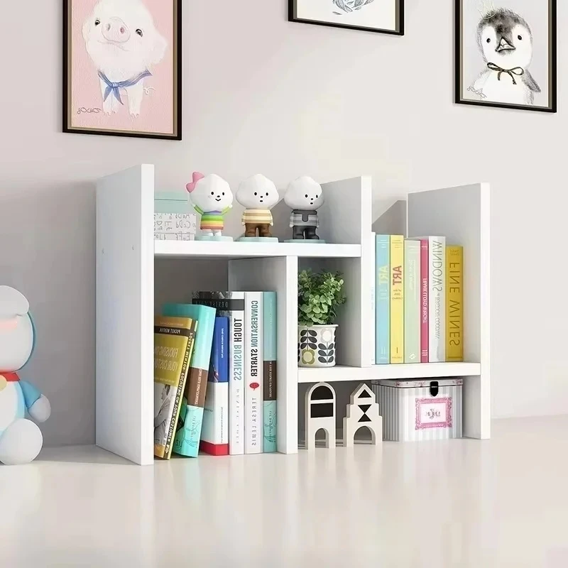Scaffale Telescopico da Scrivania Stile INS, Organizzatore per Ufficio, Cameretta Bambini, Dormitorio, Design Semplice, Ripiani da Scrivania - immagine 3