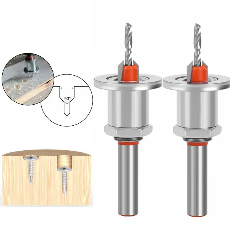 Countersink Drilling Wood Drill Woodworking Tools Woodworking 8mm