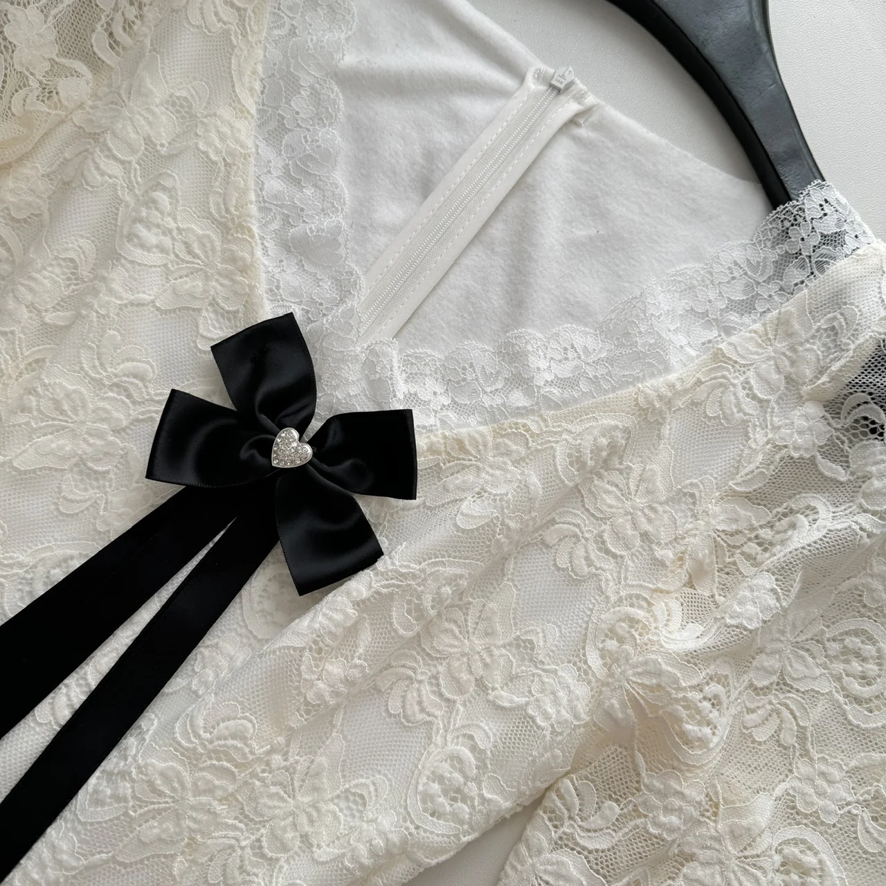 Elegant Lace Mini Dresses Women V-neck Long Sleeve Ruffles A-line Autumn New Sweet Korean Fashion Party Dress Female Vestidos