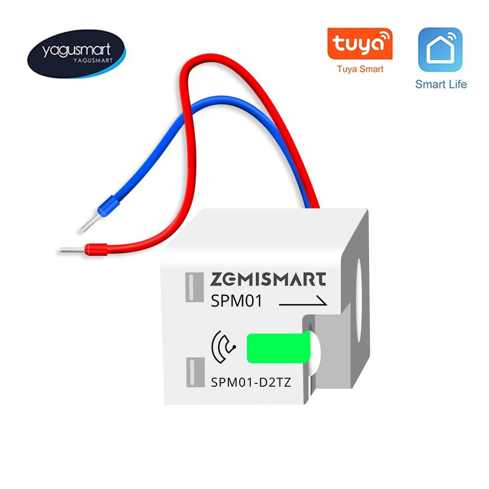 Yagusmart-medidor de Energia Inteligente com Monitoramento de Alarme Tuya Zigbee Wi-fi Home Assistant Controle de Aplicativo Smartlife Sensor de Energia