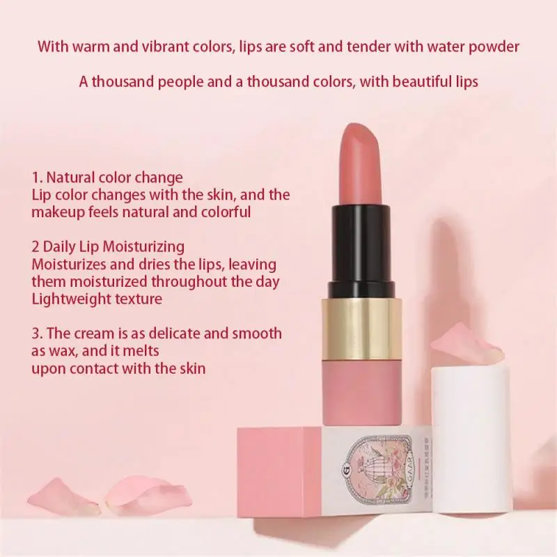 

Add A Touch Of Elegance Moisturizing Lipstick Hydrosphere Technology Color Changing Lip Glaze Irresistible Shade Lip Balm
