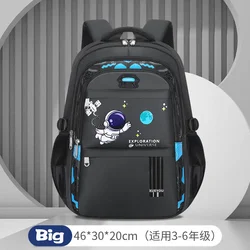 Astronaut - Themed Waterproof School Backpack for Boys with Spinal Protection and Large Capacity (Big - 6)
