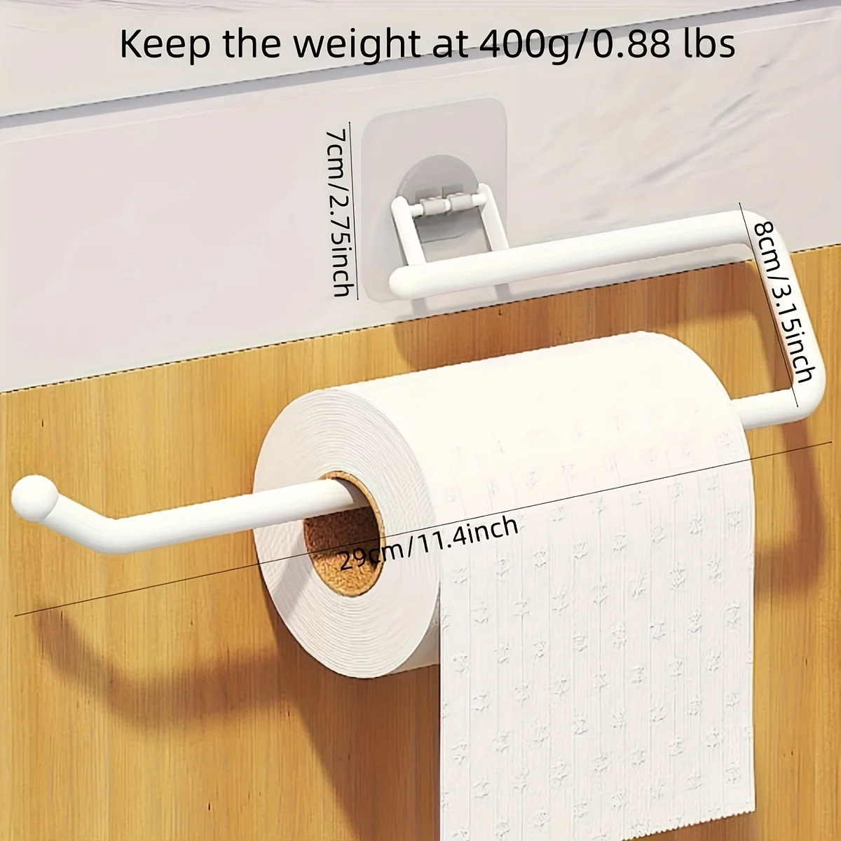 Paper Towel Holders Punching-free Tissue Holder Wall-mounted Towel Storage Rack Dish Cloth Holder For Kitchen Bathroom Supplies wall mounted hook rack towel hook rack