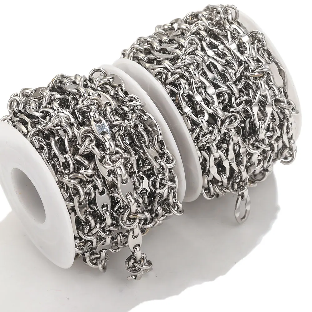 Catena Per Gioielli Fai Da Te - 10 Metri Oro O Argento - Foto 5