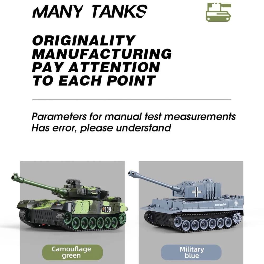 RC Tank Military War Battle United States M1 Leopard 2 Remote Control Car Tactical Model Electronic Toys for Boys Children Gift 3