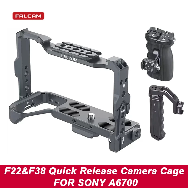 Gabbia Per Fotocamera A Sgancio Rapido Falcam F22 E F38 (Per Sony A6700)