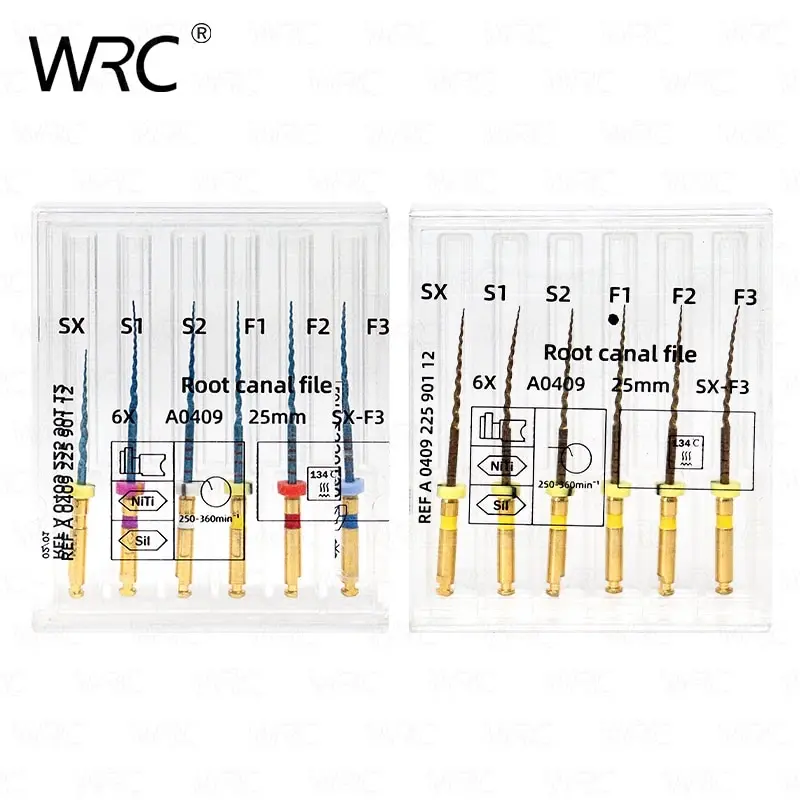 12 Pz Dentale Alternativo Rotary Blue Files Endo Niti File 25Mm Solo Un File Per Dentale Endodonzia Trattamento Rotativo Odontoiatria