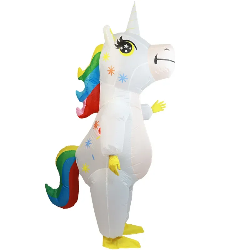 

Kids Adult Dinosaur Unicorn Inflatable Costumes Children Animal Mascot Halloween Purim Party Anime Cosplay Costume Dress Suits