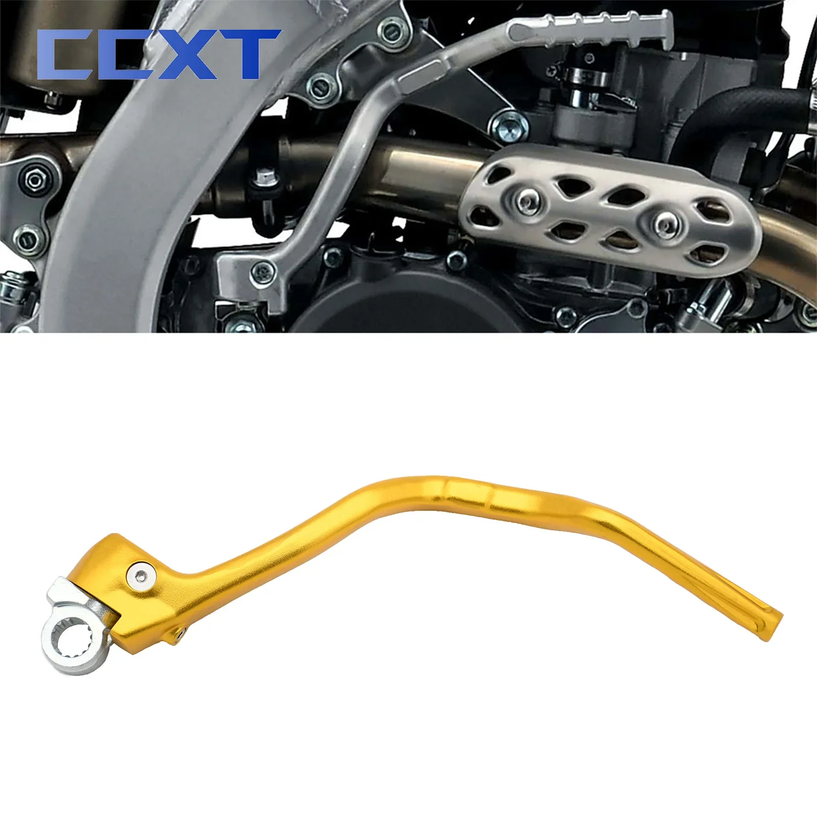 

Motorcycle Aluminum Forged Kick Start Lever Pedal For Suzuki RMZ450 RMZ250 RMZ 250 450 2008-2012 2013 2014 2015 Universal Parts