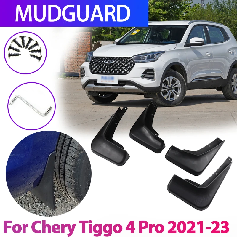 

4 шт./комплект, пластиковые Брызговики для Chery Tiggo 4 Pro 2021 2022 2023