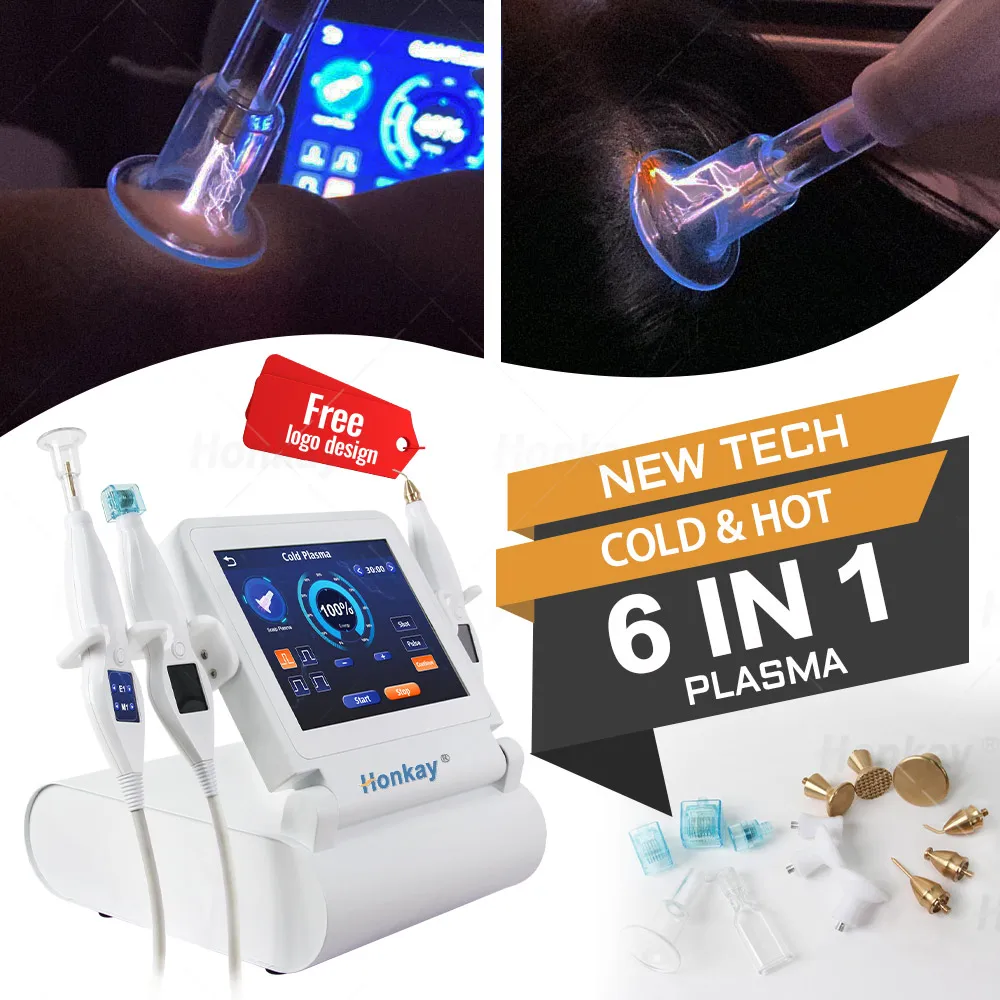 Promotion New 6 In 1 Hot Plasma / Eyelid Lift Jet Plasma Pen / Ozone Hot Shower Beauty Machine