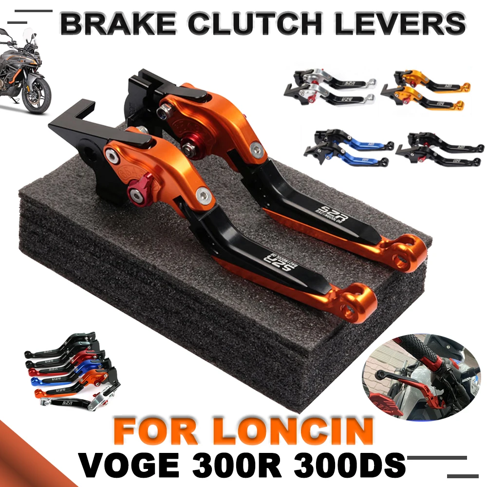 

For LONCIN VOGE 300DS 300R Non ABS 300 DS 300 R Motorcycle Accessories Adjustable Folding Extendable Handle Brake Clutch Levers