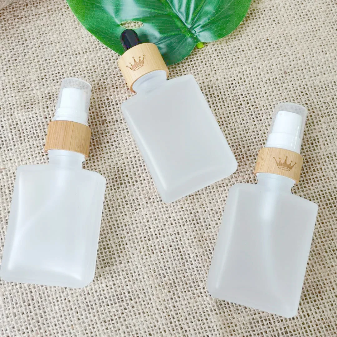 30ml 50ml 100ml Frosted Glass Bottle Travel Perfume Spray Bottle With  Anodized Cap - Refillable Bottles - AliExpress