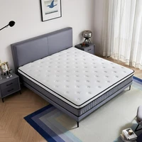 King Size Mattress - 12 inches Gel Memory Foam Hybrid Mattress in a Box, King Mattress with Pocket Springs, Medium Firm,Pressure 1