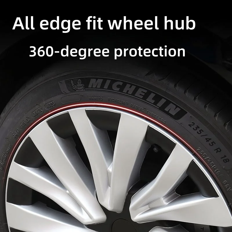 HubCap 18 Inch Performance Replacement Wheel Cap Automobile Full Rim Cover Accessories for Tesla Model 3 Highland 4PCS wheel cap