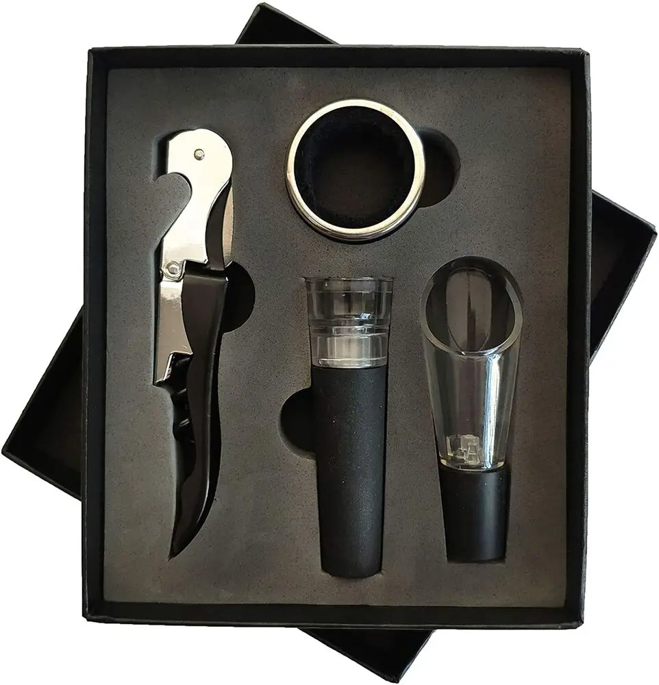 

4× Wine Opener Rabbit Corkscrew Lever Bottle Opener Accessories Tool Kit Gifts