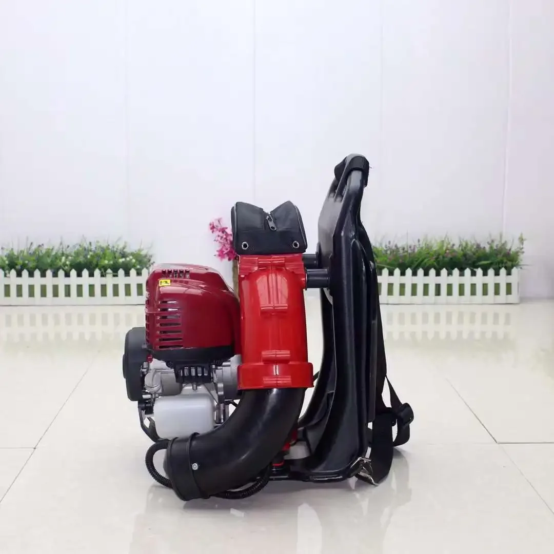 Electric Start Air Blower Four Stroke 37.7cc Gasoline Leaf Blower Knapsack Snow Blower Road Dust Removal Seconds To Start 4