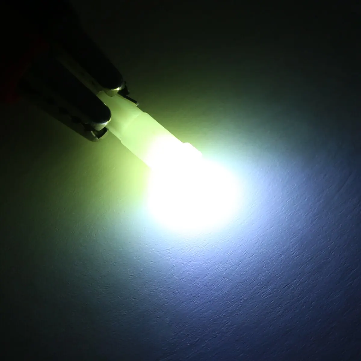 10pcs White T5 COB 1LED Car Dashboard Cluster Gauge Instrument Light Wedge Bulb Car Interior Lights