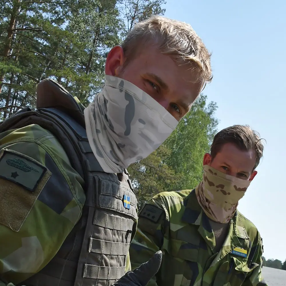 Summer Tactical Bandana Breathable Cycling Hunting Fishing Face Mask Running Hiking Skiing Sports Scarf Bicycle Neck Gaiter Men bandana scarf tactical scarf face mask scarf