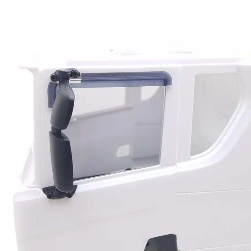 Tamiya LESU Tractor 1 Pair Acrylic Window Cover Rain Sun Visor For 1/14 Tamiya RC Truck Scania 770s 56368 4