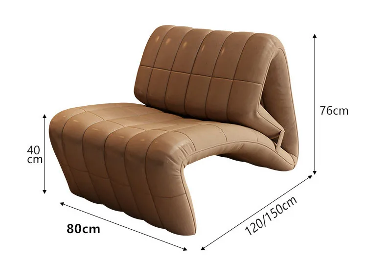 Description Picture 2 of itemSingle Sofa for Living Room,Leisure Lounges,Individual Armchair,Creative Folding Furniture,Multi-function Chais Lounge,Customize