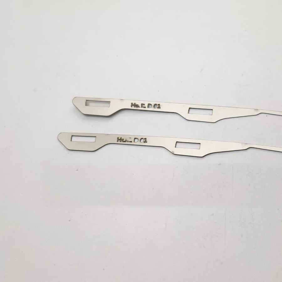Wooeight 2Pcs 프론트 범퍼 수리 키트(Toyota Highlander 2009-2011용) 금속 플레이트 버클 강화 스테인레스 스틸 브래킷