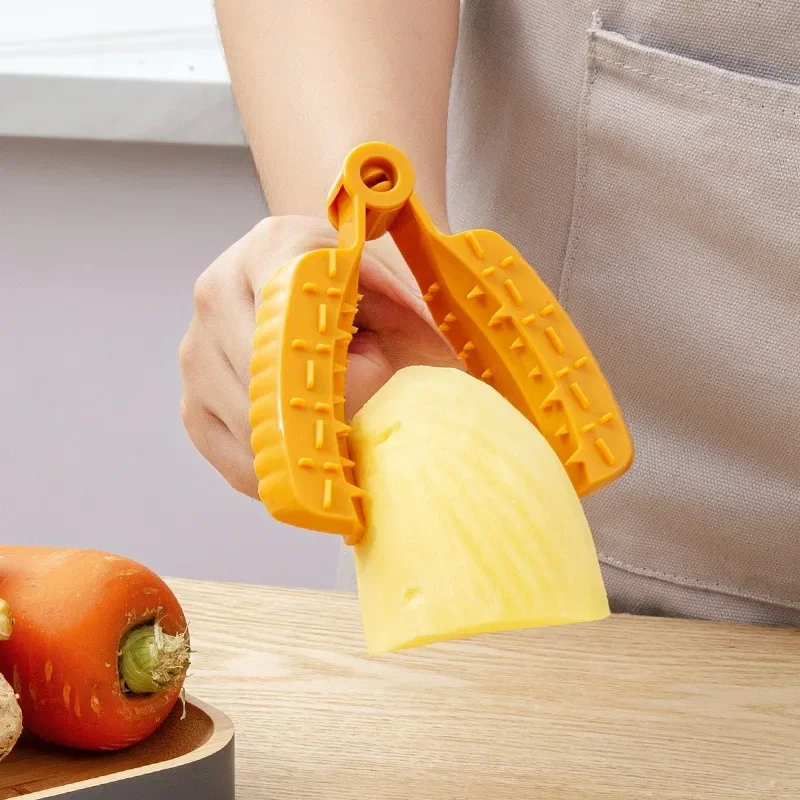 Protector Kitchen Hand Vegetable Cutting Hand Protector Garlic Grind Tools Mashed Shave Kitchen Finger Potatoes S G5y4