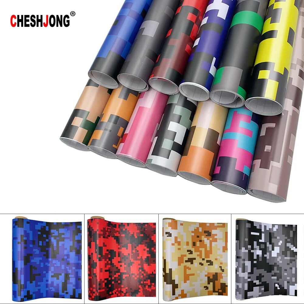 Over 10 Kinds Camo Vinyl Wrap Car Motorcycle Decal Mirror Phone Laptop DIY  Styling Camouflage Sticker Film Sheet - AliExpress