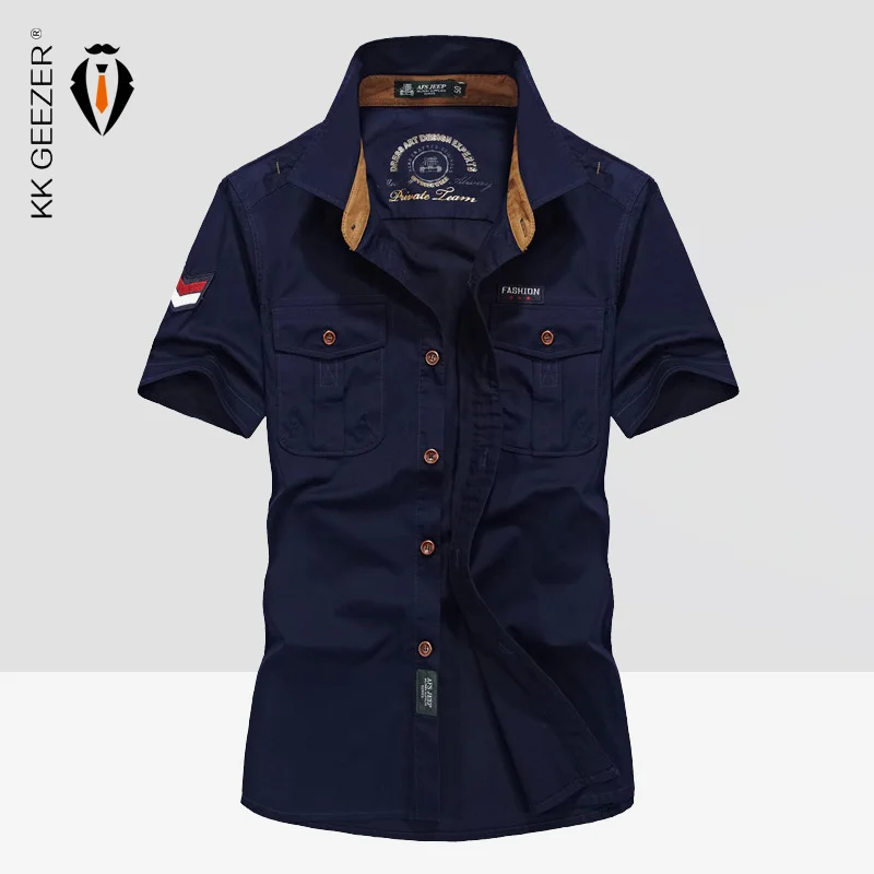 Pockets Work Shirts Mens Work Clothes Shirt Men Cotton Work Shirts