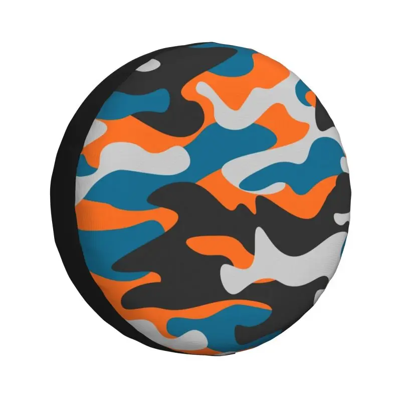 

Colorful Modern Military Camouflage Camo Style Spare Tire Cover for Honda CRV 4WD 4x4 SUV Car Wheel Protector 14" 15" 16" Inch