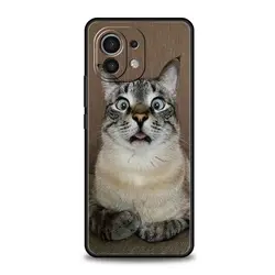 Funny Cartoon Korean Cat Couple Phone Case Cover for Xiaomi 14 (A1)