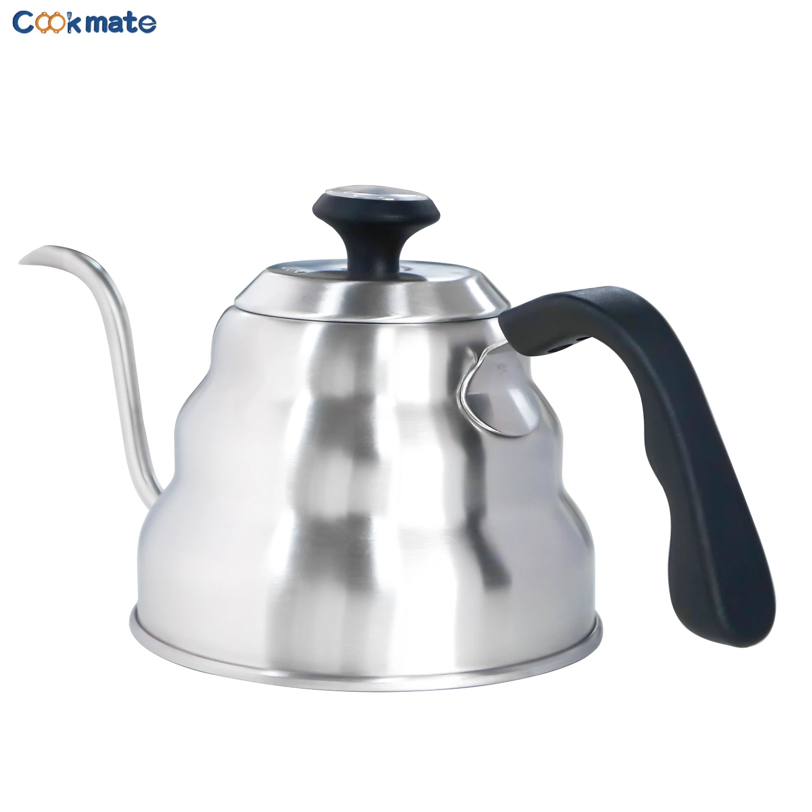 Gooseneck Kettle with Thermometer - Stainless Steel Goose Neck Pour Over  Tea Kettle with Triple Layered Base Anti-Rust - Precision-Flow Spout for