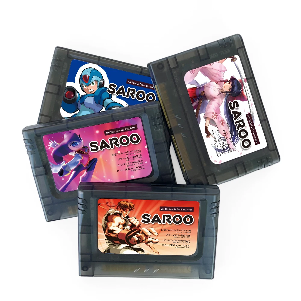 最新の SAROO カートリッジ Sega Saturn Viedo コンソールゲーム HD TF
