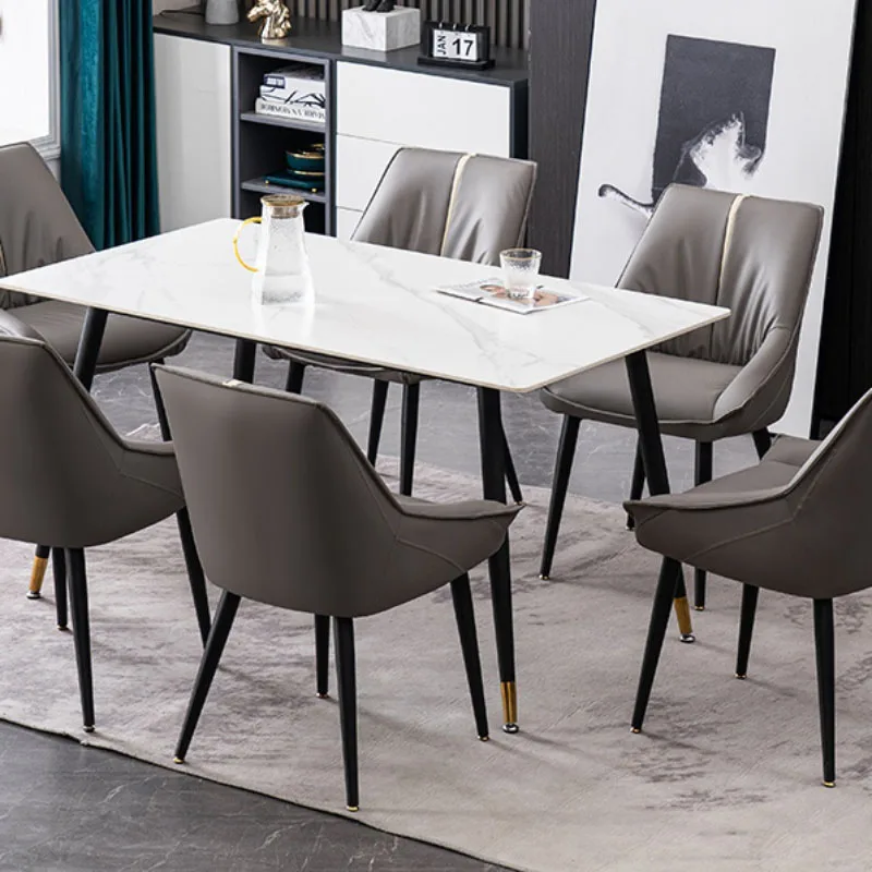 

Italian Comfortable Chair Living Room Ergonomic Metal Legs Nail Vanity Dining Chairs Restaurant Sillas Comedor Salon Furniture