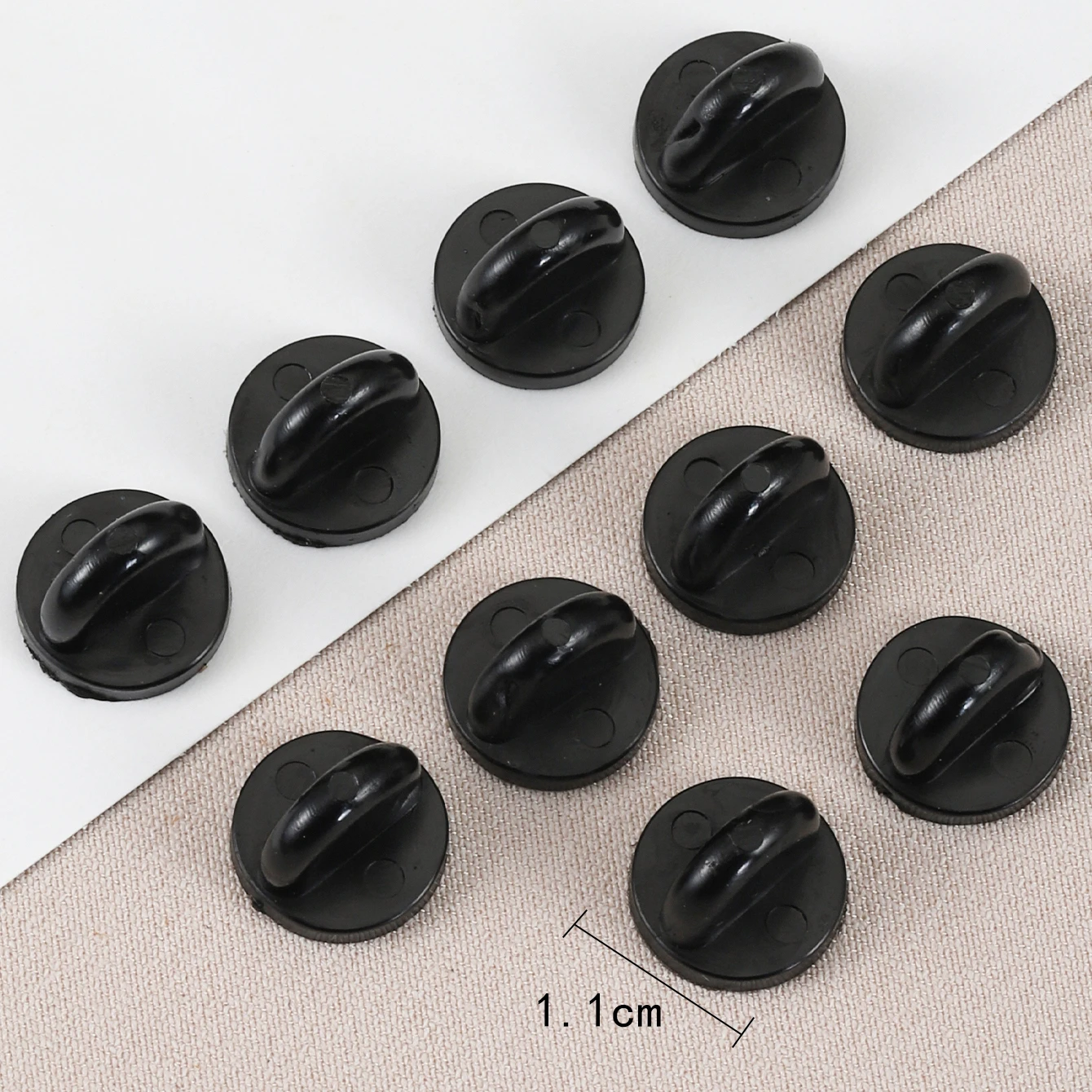 Rubber Brooch Pin Back Squeeze Badge Holder Butterfly Clasp Clutch 50pcs