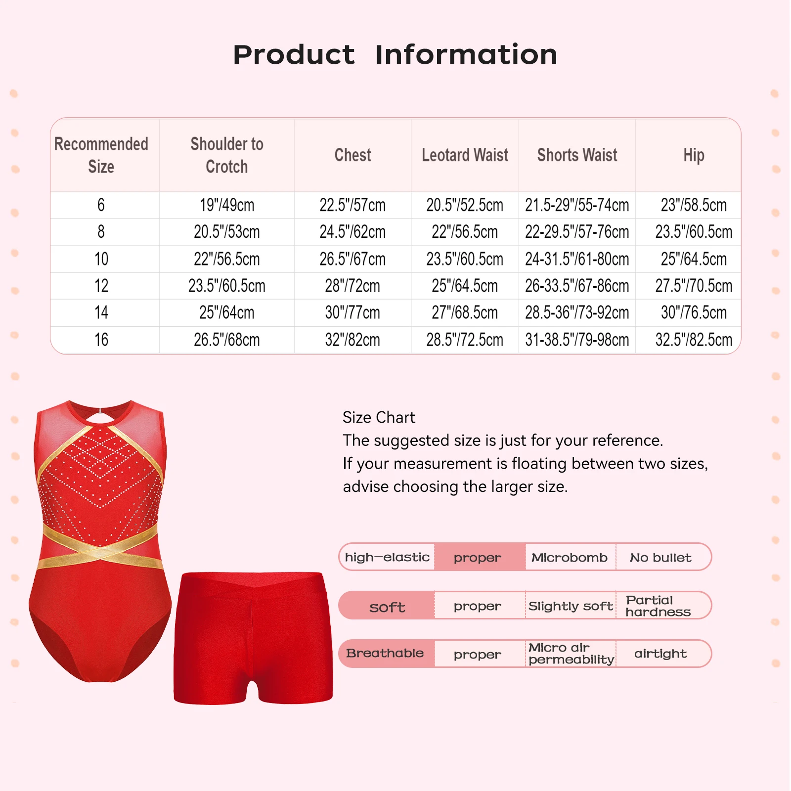 TiaoBug Kids Girls Rhinestones Sleeveless Gymnastics Dance Leotard Bodysuit Keyhole Back with Shorts for Figure Skating