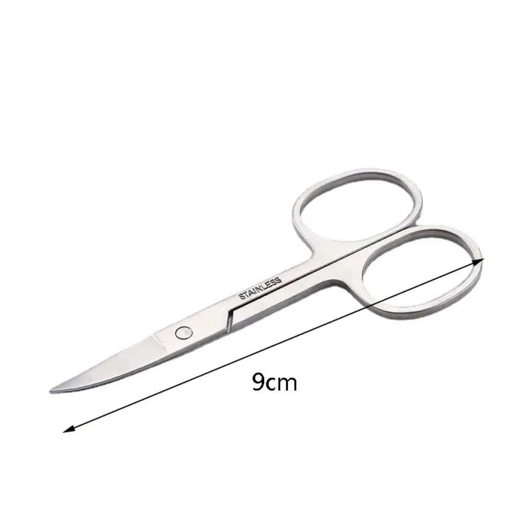 Stainless Steel Scissors Makeup Nose Hair Trimming Mustaches Personal Care