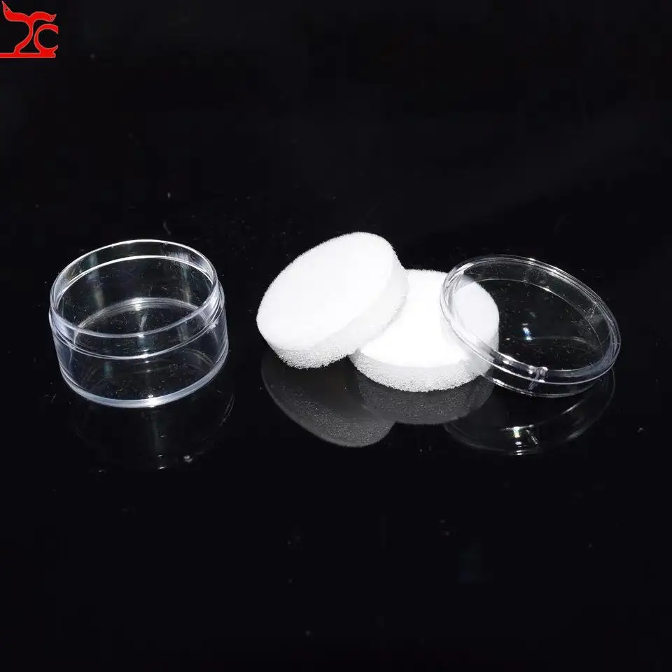 50Pcs/lot Clear Round Diamond Box Plastic Beads Jewelry Case Gem Storage Box Gemstone Jewelry Packaging Organizer Box