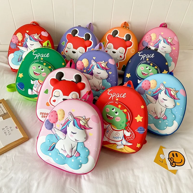 

Children's Cartoon 3D Dinosaur Backpacks Cute Kindergarten Schoolbag Waterproof Kids Book bags Boys Girls Animal Bag