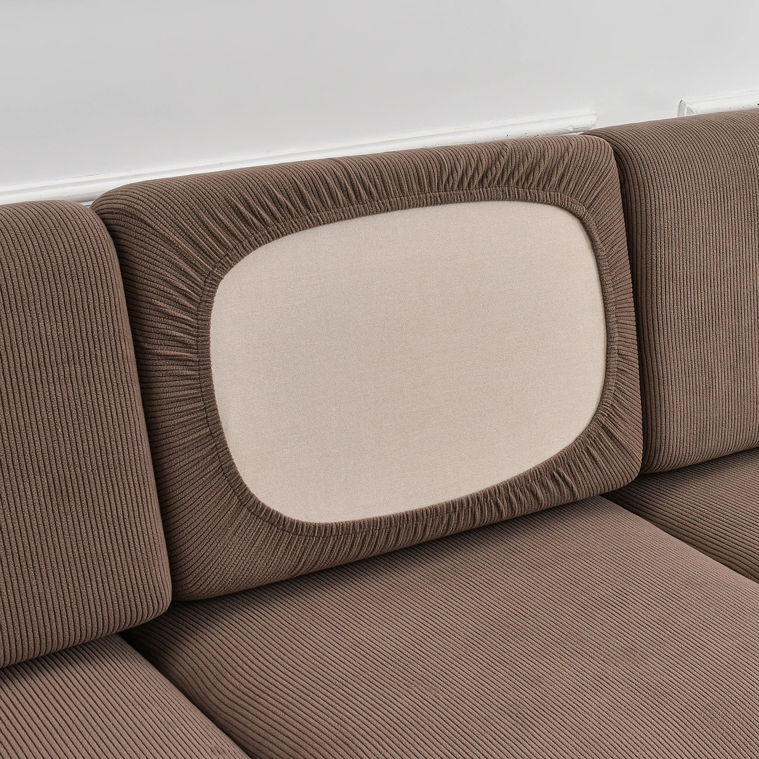 Jacquard Sofa Slipcover Elastic Fitted Couch Protector Washable Adjustable Sofa Cover for Sectional Armchair Loveseat Sofa Cover 5