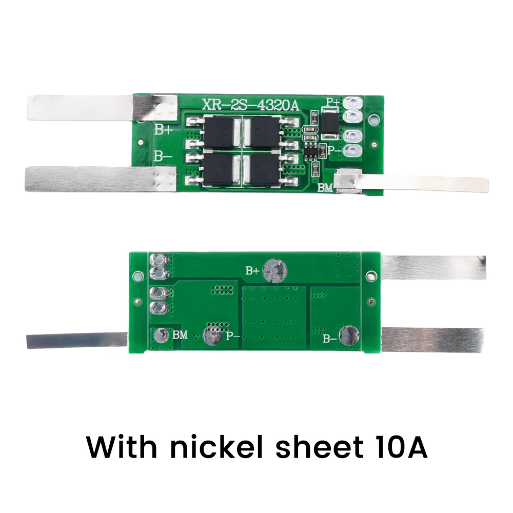 2S 10A 7.4V 8.4V W/Balance 18650 Li-ion Lithium Battery BMS - Foto 8